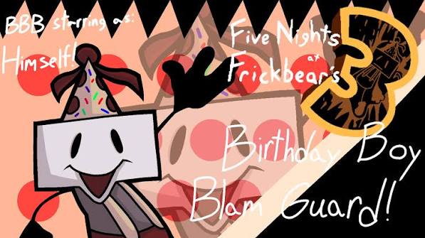 Birthday Boy Blam character artwork