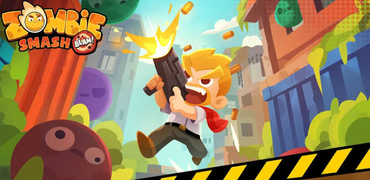 Zombie Smash cartoon game artwork